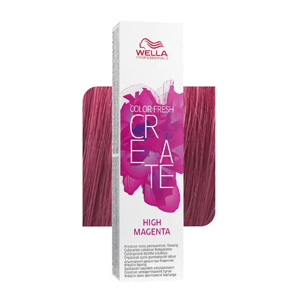 Wella Color Fresh CREATE High Magenta Semi Permanent Hair Color For Vibrant Fashion Shades 60ml