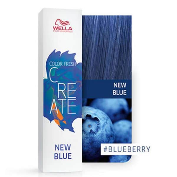 Wella Color Fresh CREATE New Blue Semi Permanent Hair Color For Bold Blue Fashion Looks 60ml