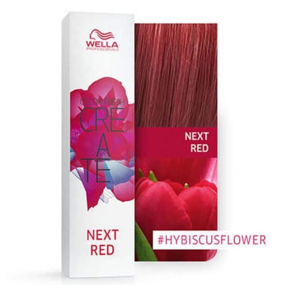 Wella Color Fresh CREATE Next Red Semi Permanent Hair Color For Bold Red Fashion Looks 60ml