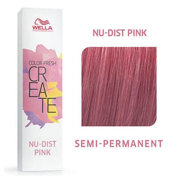 Wella Color Fresh CREATE Nudist Pink Semi Permanent Hair Color For Soft Pastel Pink Hair 60ml