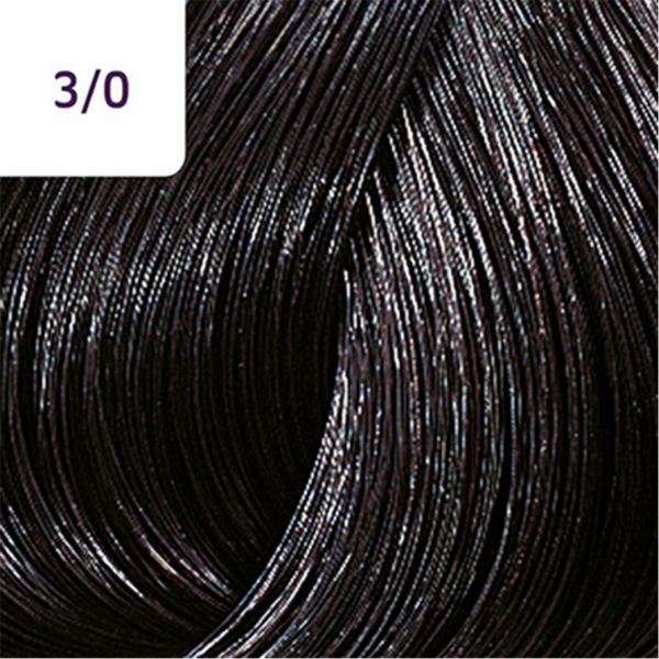 Wella Color Touch 3/0 Dark Brown Natural Demi Permanent Hair Color For Rich Natural Brown Results 60ml