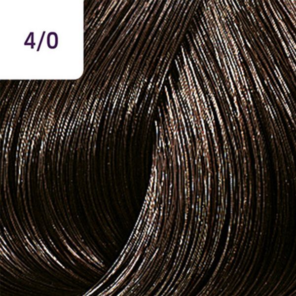 Wella Color Touch 4/0 Medium Brown Natural Demi Permanent Hair Color For Glossy Brown Results 60ml