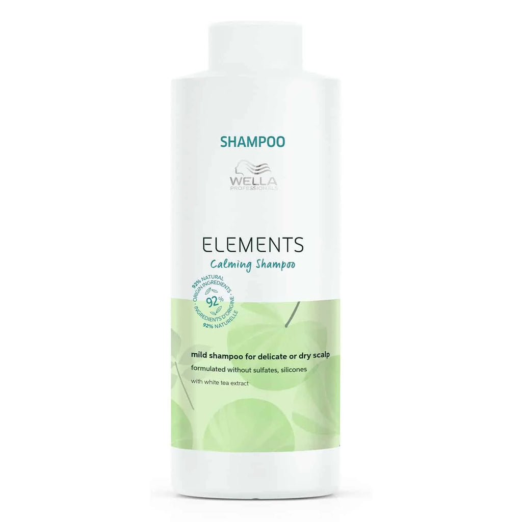 Wella Professionals Elements Calming Shampoo For Sensitive Scalp & Gentle Cleansing 1000ml