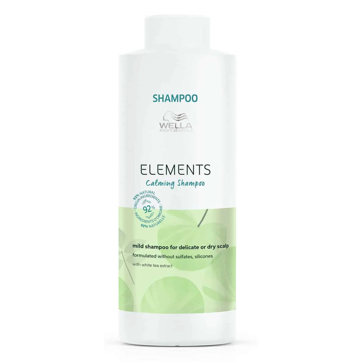 Wella Professionals Elements Calming Shampoo For Sensitive Scalp & Gentle Cleansing 1000ml