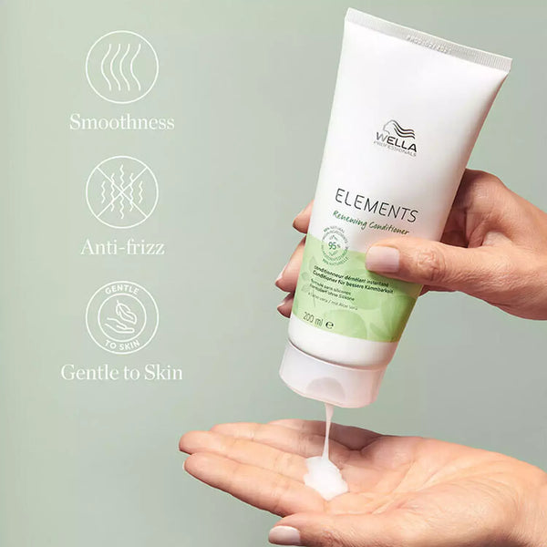 Wella Professionals Elements Lightweight Renewing Conditioner For Dry, Dull & Damaged Hair 200ml