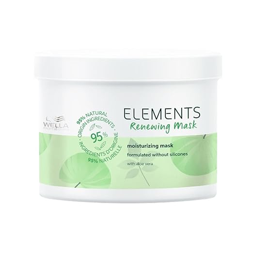 Wella Professionals Elements Renewing Hair Mask For Dry, Damaged & Frizzy Hair 500ml