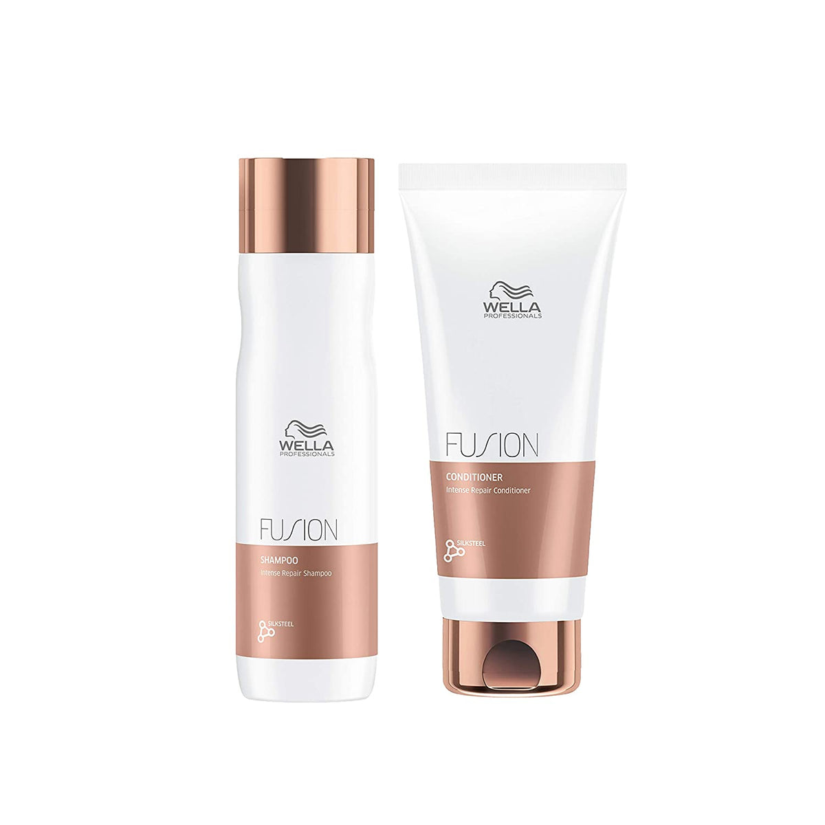 Wella Professionals Fusion Intense Repair Shampoo & Conditioner Combo For Damaged, Dry & Breakage-Prone Hair 250ml + 200ml