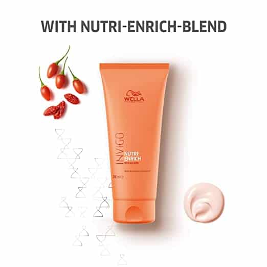 Wella Professionals Invigo Nutri Enrich Shampoo, Conditioner & Mask Trio For Dry, Frizzy & Damaged Hair 250ml+200ml+150ml