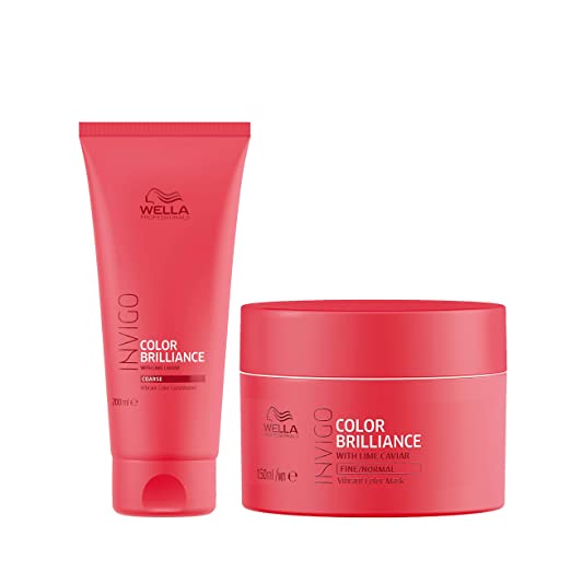 Wella Professionals Invigo Color Brilliance Conditioner & Hair Mask Duo For Color-Treated Hair 350ml