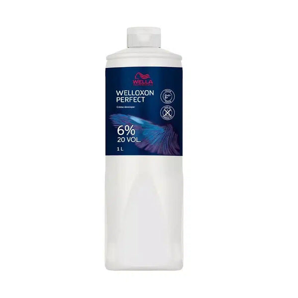 Wella Professionals Welloxon Perfect 6% 20 Volume Cream Developer For Permanent Hair Color 1000ml