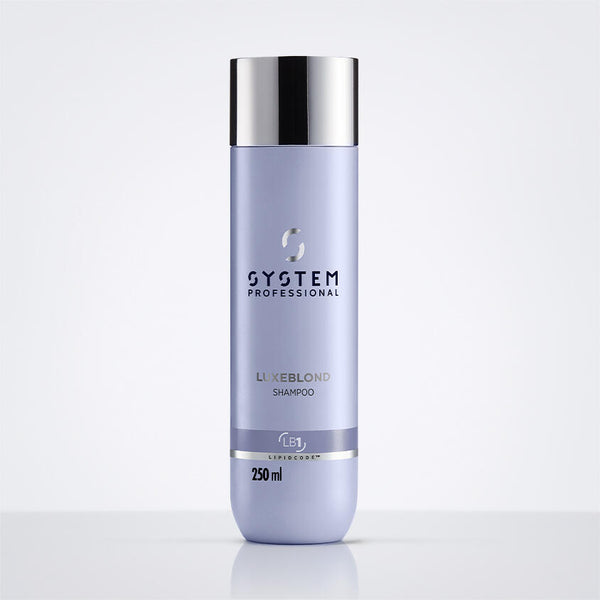 System Professional LuxeBlond Shampoo LB1 Anti Brass Purple Shampoo For Blonde & Grey Hair 250ml