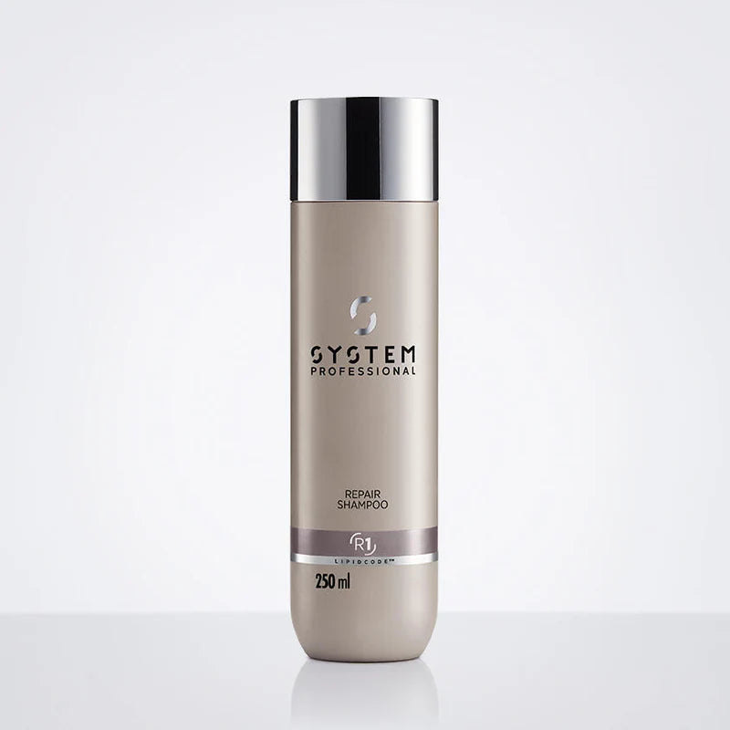 System Professional Repair Shampoo R1 For Damaged, Weak & Chemically Treated Hair 250ml