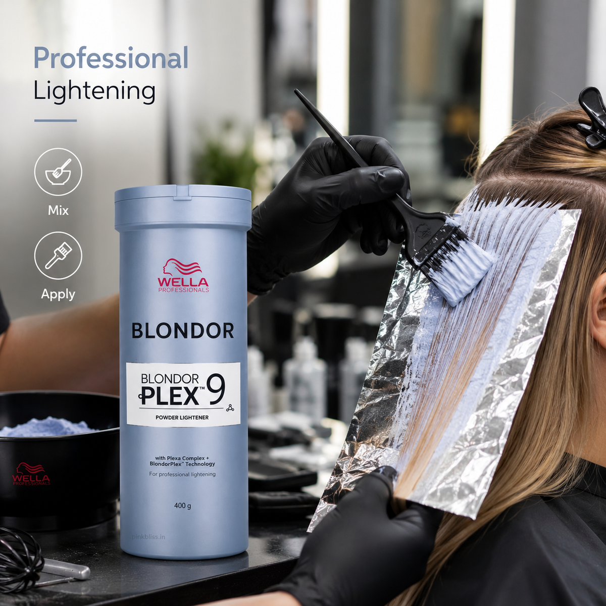 Wella BlondorPlex 9 Powder Lightener For Up To 9 Levels Of Lift 400gm
