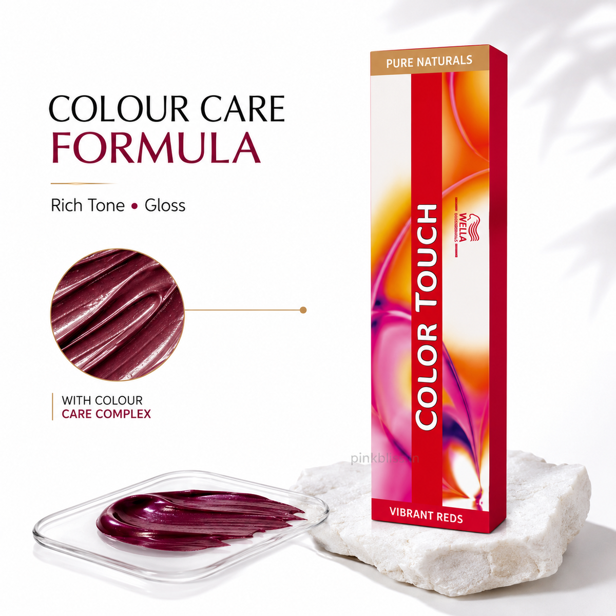 Wella Color Touch 44/65 Rich Mahogany Brown Purple Demi Permanent Hair Color For Vibrant Fashion Tones 60ml