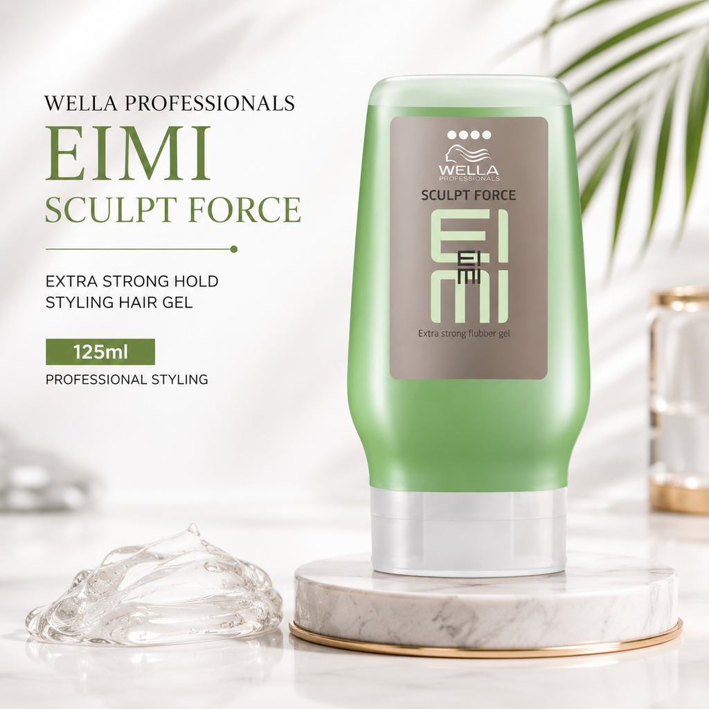 Wella Professionals EIMI Sculpt Force Styling Hair Gel 125ml | Extra Strong Hold Professional Hair Gel