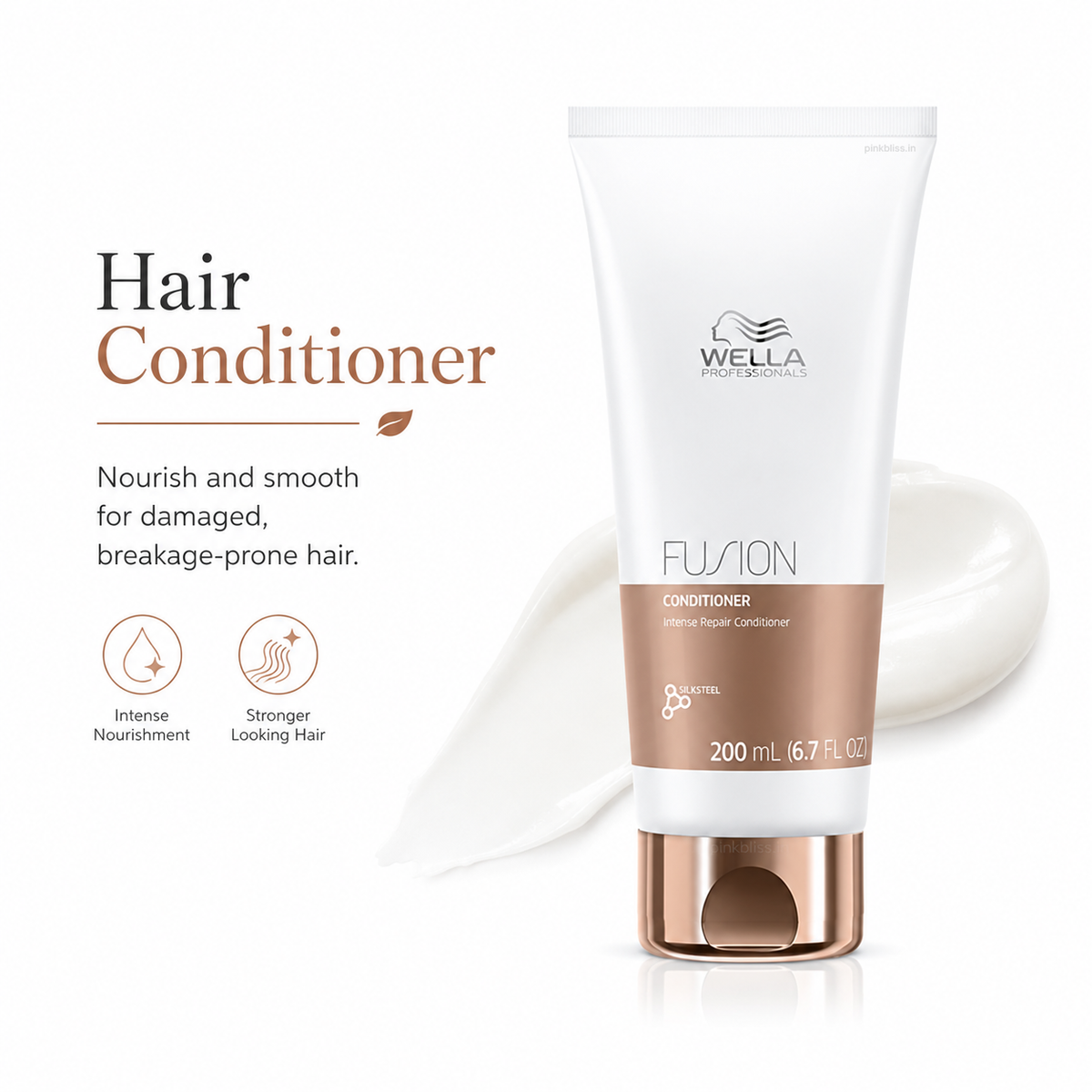 Wella Professionals Fusion Intense Repair Conditioner For Damaged & Breakage-Prone Hair 200ml
