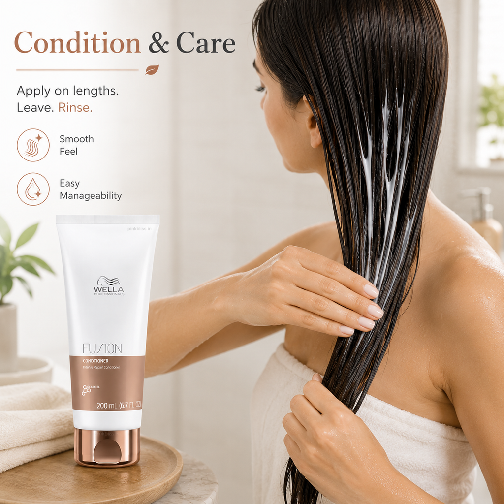 Wella Professionals Fusion Intense Repair Conditioner For Damaged & Breakage-Prone Hair 200ml