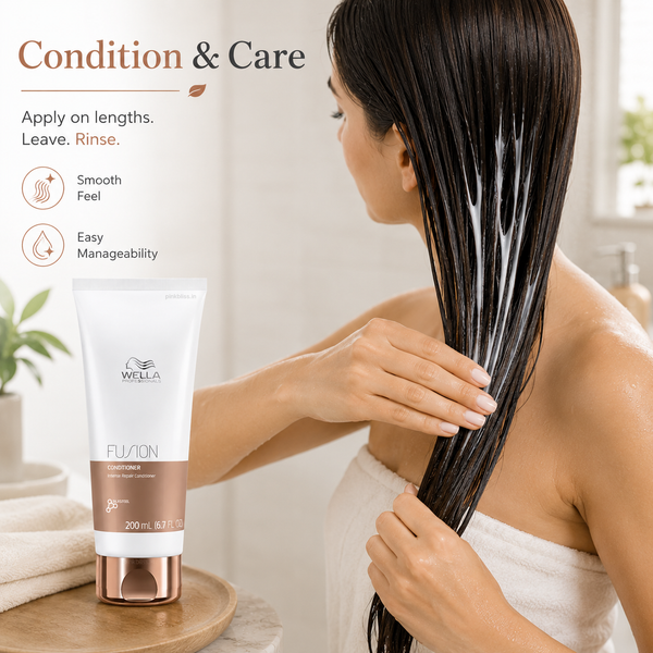 Wella Professionals Fusion Intense Repair Conditioner For Damaged & Breakage-Prone Hair 200ml