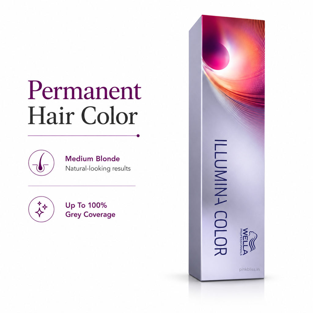Wella Professionals Illumina Color 7/ Medium Blonde Permanent Hair Color With Up To 100% Grey Coverage 60ml