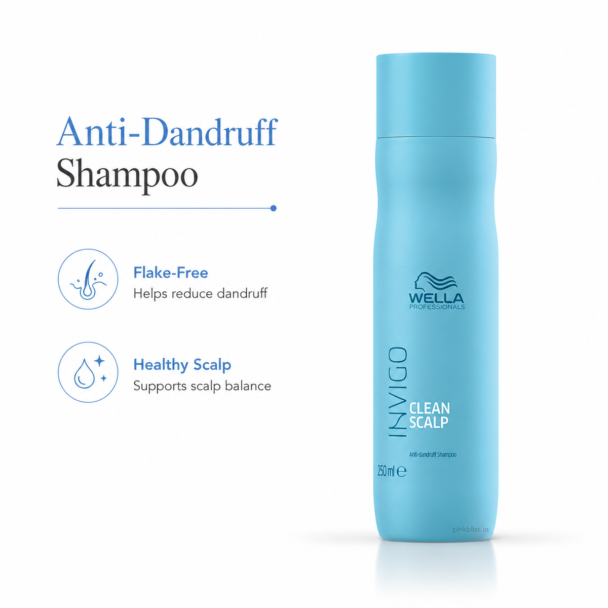 Wella Professionals Invigo Balance Clean Scalp Anti-Dandruff Shampoo For Flake-Free & Healthy Scalp 250ml