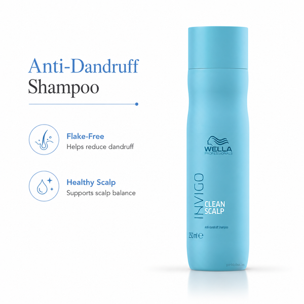 Wella Professionals Invigo Balance Clean Scalp Anti-Dandruff Shampoo For Flake-Free & Healthy Scalp 250ml