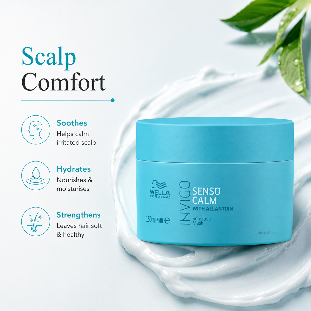 Wella Professionals Invigo Balance Senso Calm Sensitive Scalp Mask For Itchy & Irritated Scalp 150ml