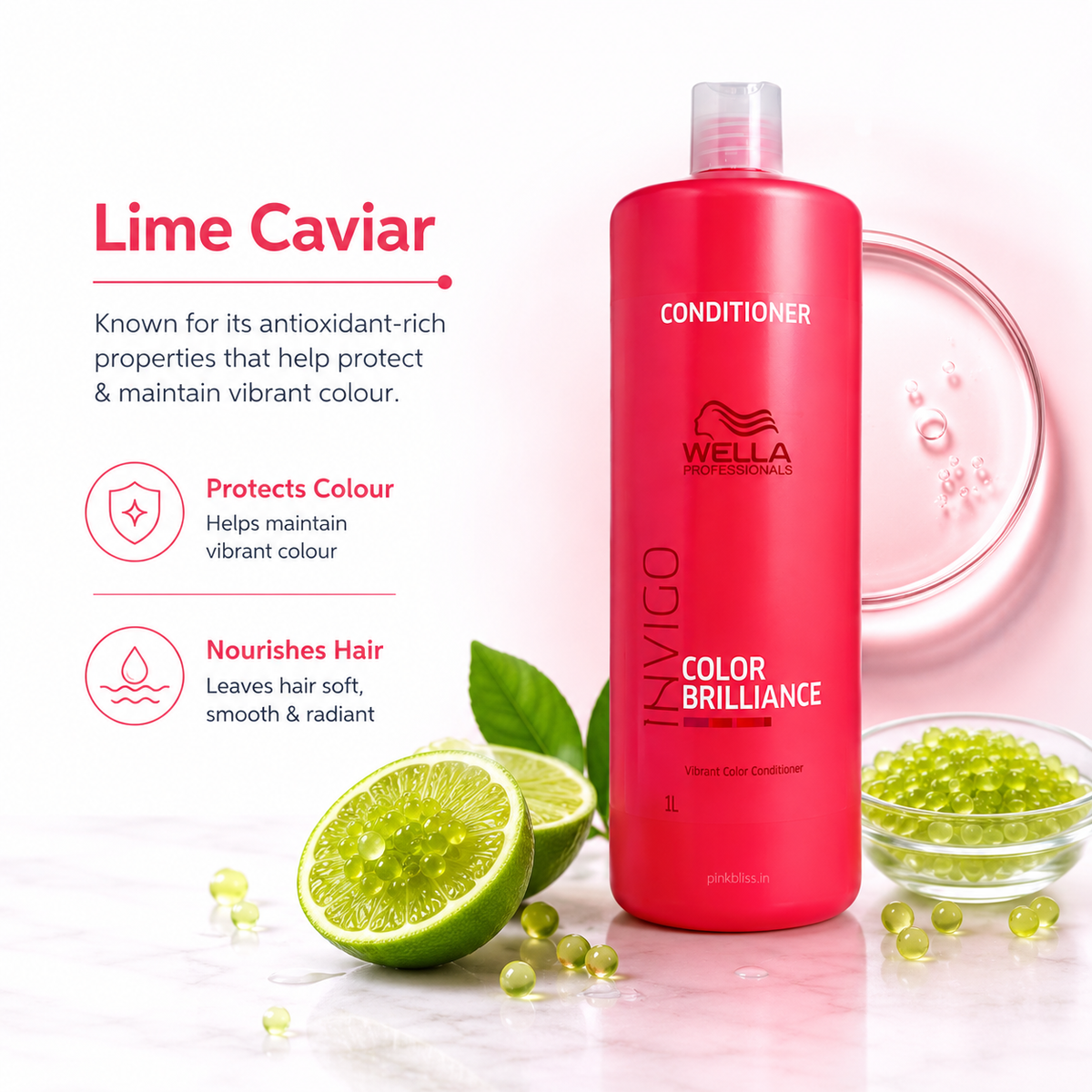 Wella Professionals Invigo Color Brilliance Conditioner For Colour-Treated Fine & Normal Hair 1000ml