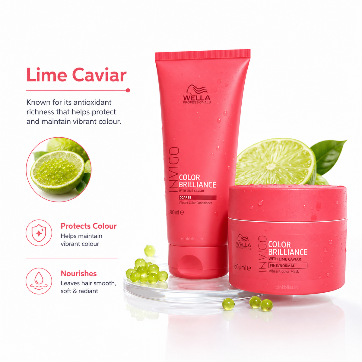 Wella Professionals Invigo Color Brilliance Conditioner & Hair Mask Duo For Color-Treated Hair 350ml