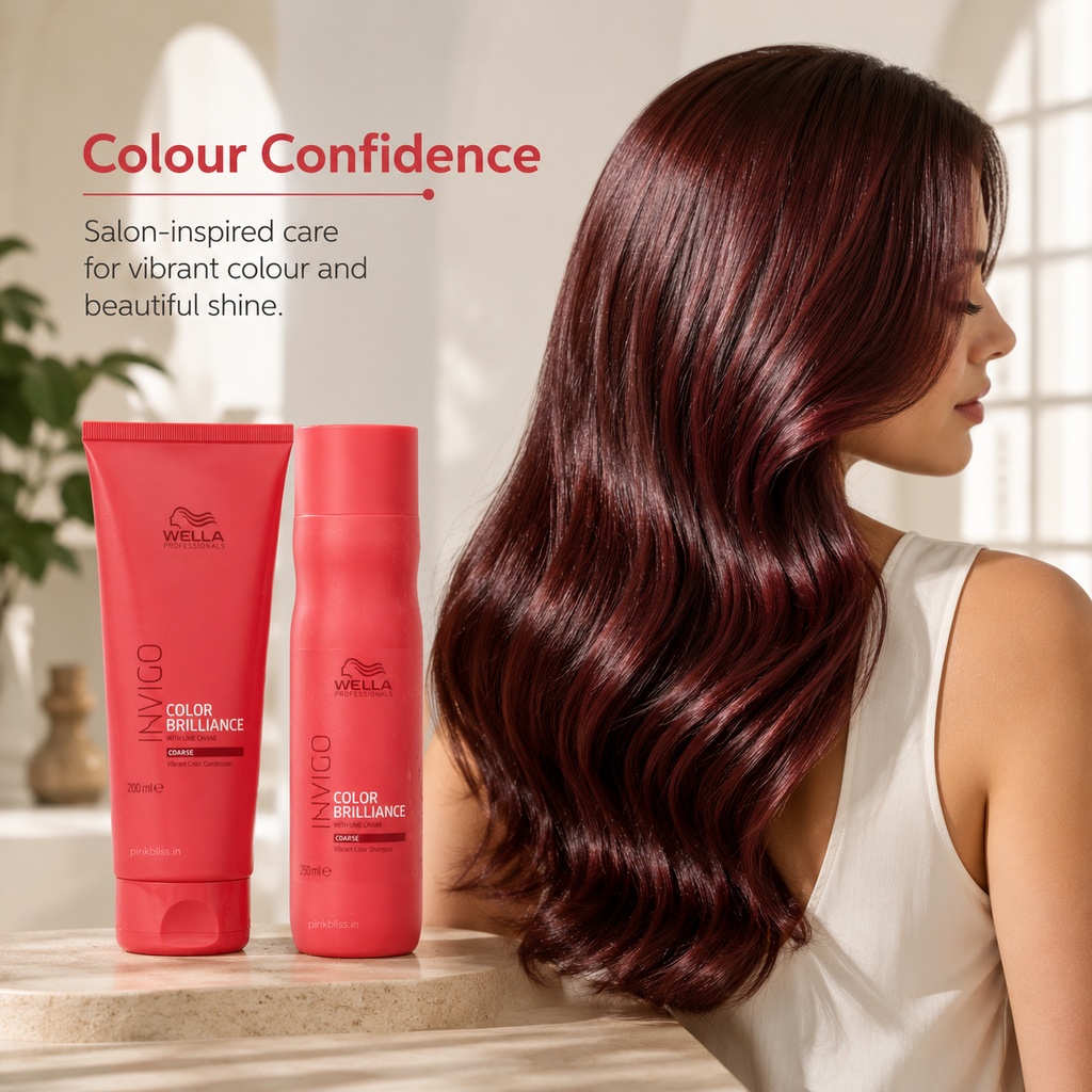 Wella Professionals Invigo Color Brilliance Shampoo & Conditioner Duo For Color-Treated Hair Protection & Shine 250ml + 200ml