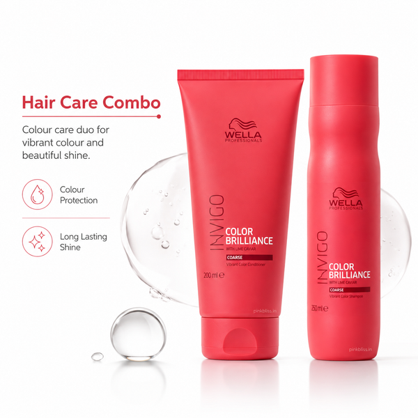 Wella Professionals Invigo Color Brilliance Shampoo & Conditioner Duo For Color-Treated Hair Protection & Shine 250ml + 200ml