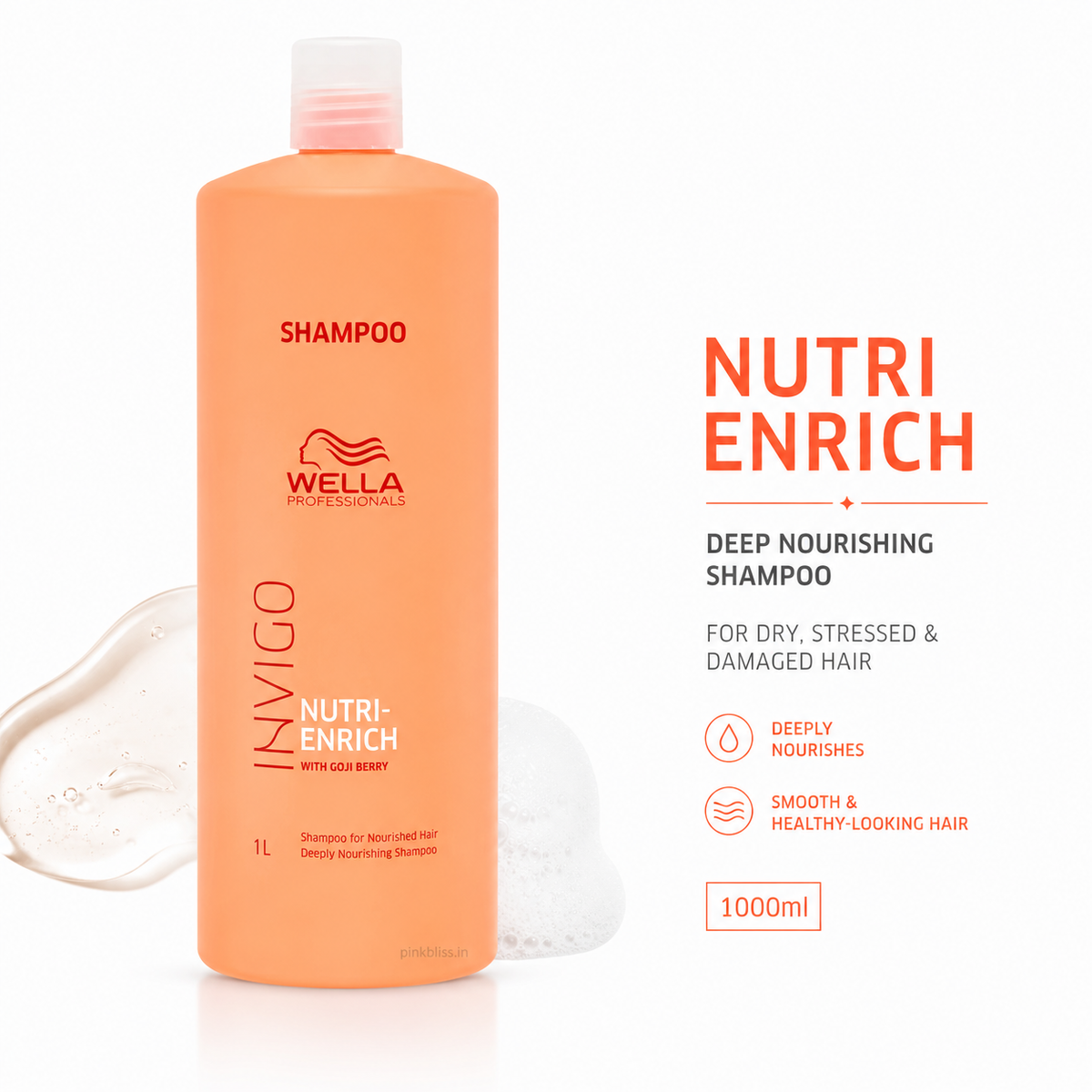 Wella Professionals INVIGO Nutri Enrich Deep Nourishing Shampoo 1000ml