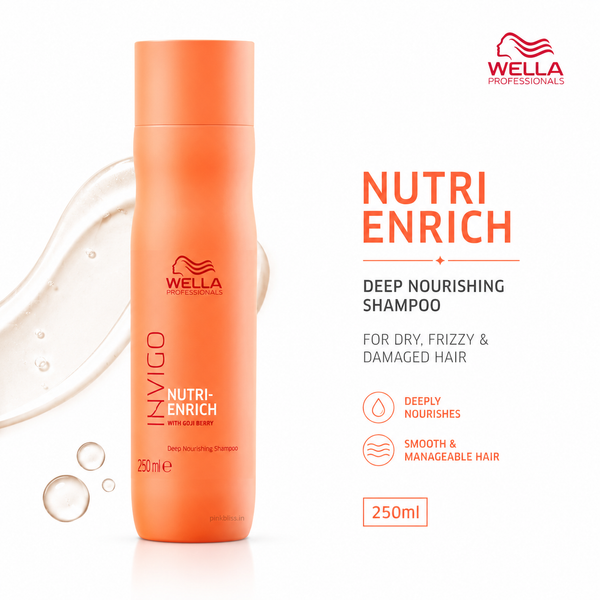 Wella Professionals Invigo Nutri-Enrich Deep Nourishing Shampoo For Dry, Frizzy & Damaged Hair 250ml