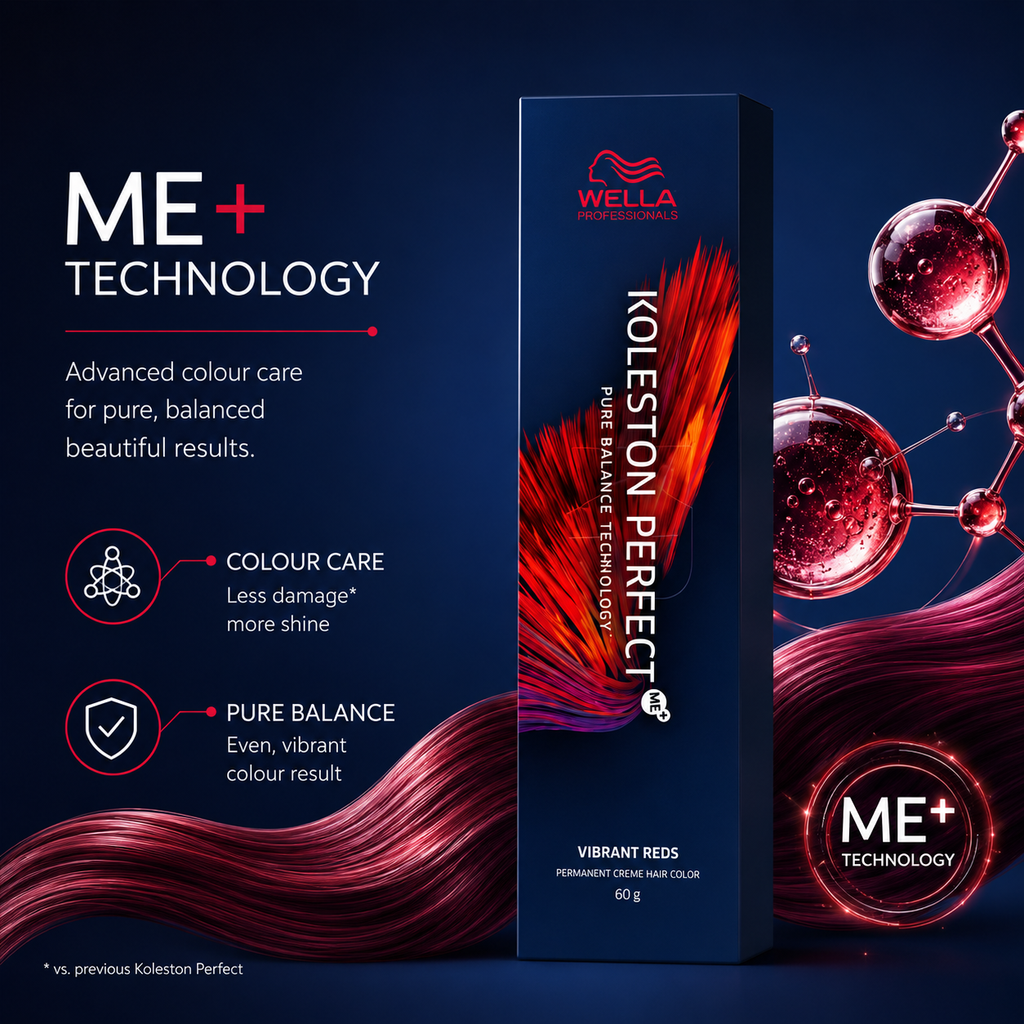 Wella Professionals Koleston Perfect 5/5 Light Brown Red Violet Permanent Hair Color With ME+ Technology 60g