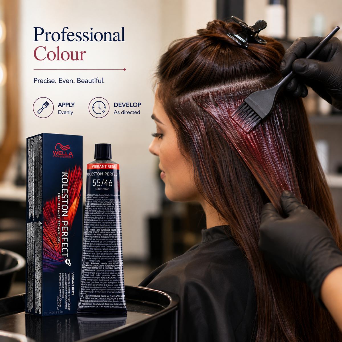 Wella Professionals Koleston Perfect me+ 55/46 Light Brown Intensive Red Violet