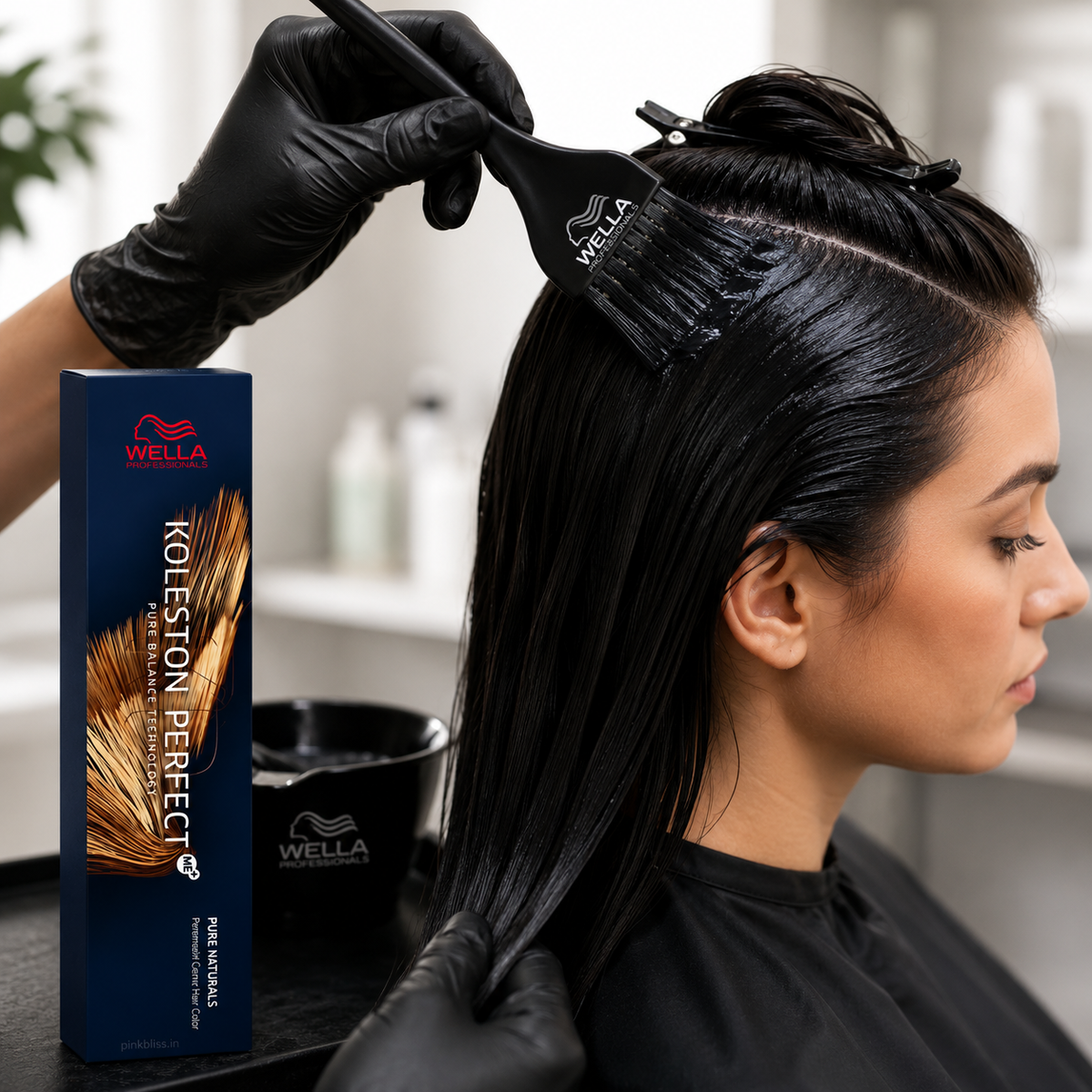 Wella Professionals Koleston Perfect ME+ 2/0 Black Permanent Hair Color For Intense Black Shade & Grey Coverage 60g