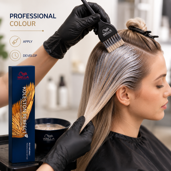 Wella Professionals Koleston Perfect ME+ 10/1 Lightest Blonde Ash Permanent Hair Color For Cool Blonde Tones & Grey Coverage 60g