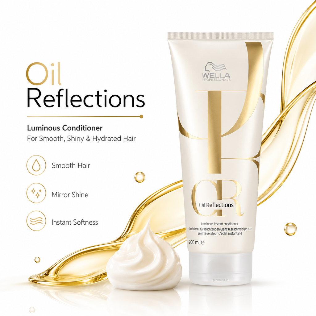 Wella Professionals Oil Reflections Luminous Conditioner For Smooth, Shiny & Hydrated Hair 200ml