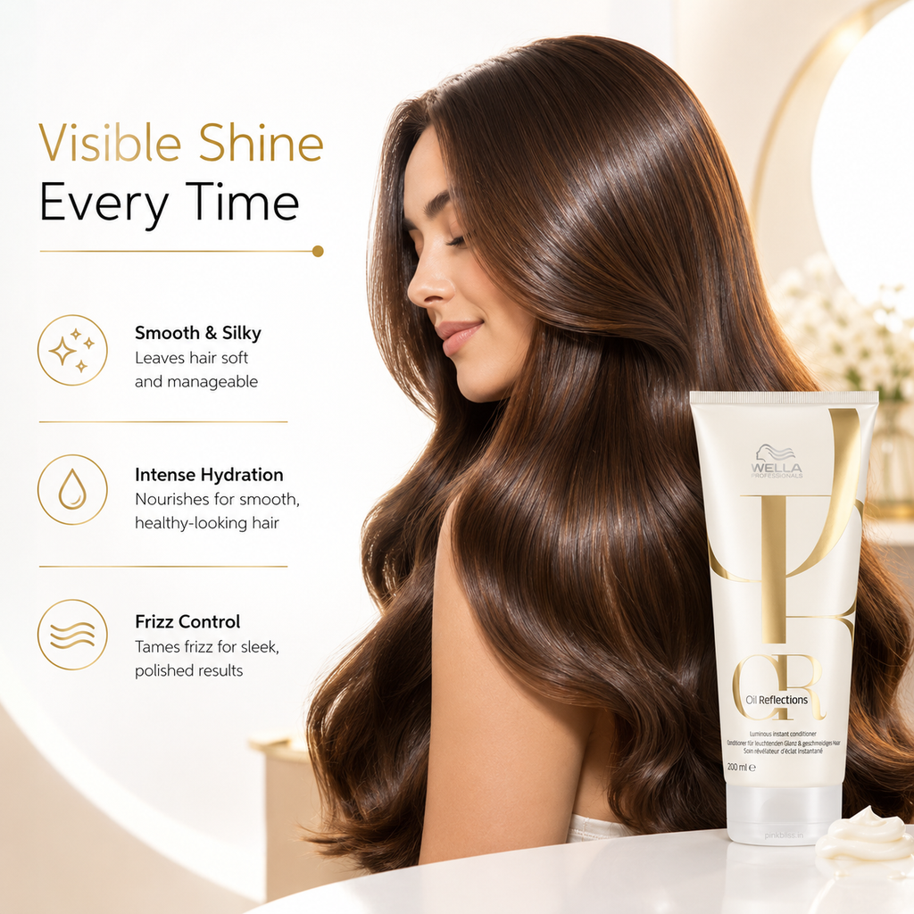 Wella Professionals Oil Reflections Luminous Conditioner For Smooth, Shiny & Hydrated Hair 200ml