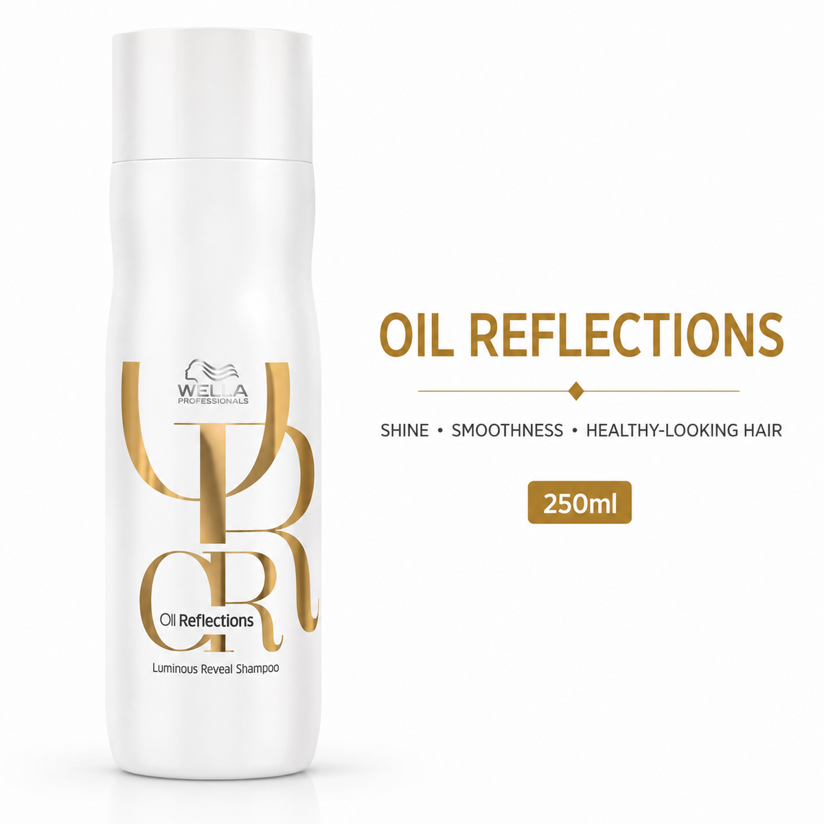 Wella Professionals Oil Reflections Luminous Reveal Shampoo For Shine, Smoothness & Healthy-Looking Hair 250ml