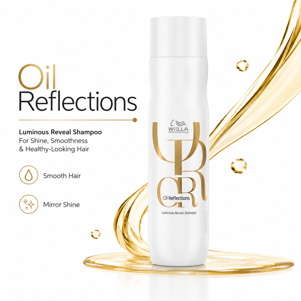 Wella Professionals Oil Reflections Luminous Reveal Shampoo For Shine, Smoothness & Healthy-Looking Hair 250ml