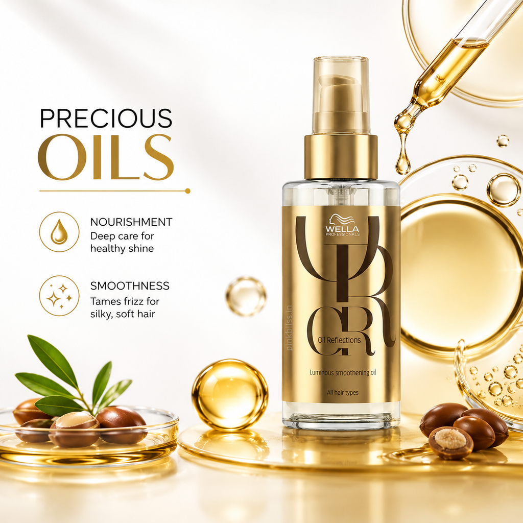 Wella Professionals Oil Reflections Luminous Smoothening Hair Oil For Frizz Free Silky Shine 100ml
