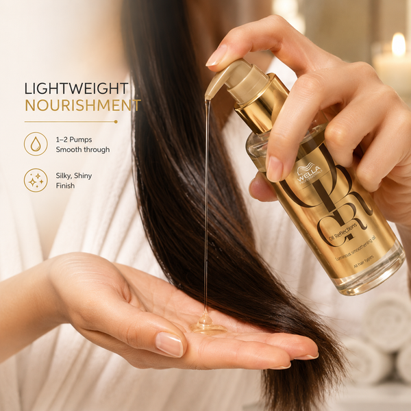 Wella Professionals Oil Reflections Luminous Smoothening Hair Oil For Frizz Free Silky Shine 100ml