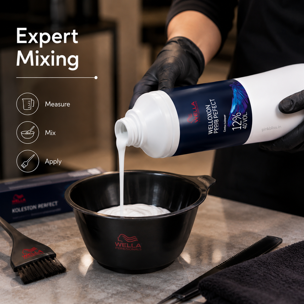 Wella Professionals Welloxon Perfect 12% 40 Volume Cream Developer For High Lift Hair Colour 1000ml