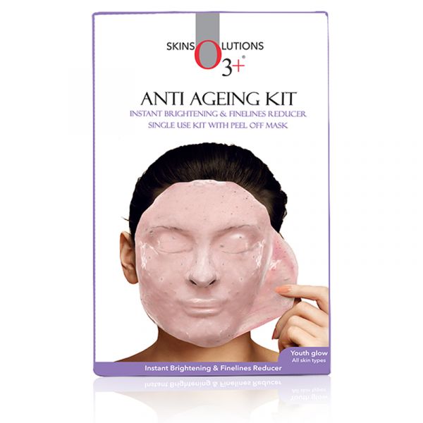 O3+ Skin Solutions Anti Ageing Facial Kit with Peel Off Mask 45g