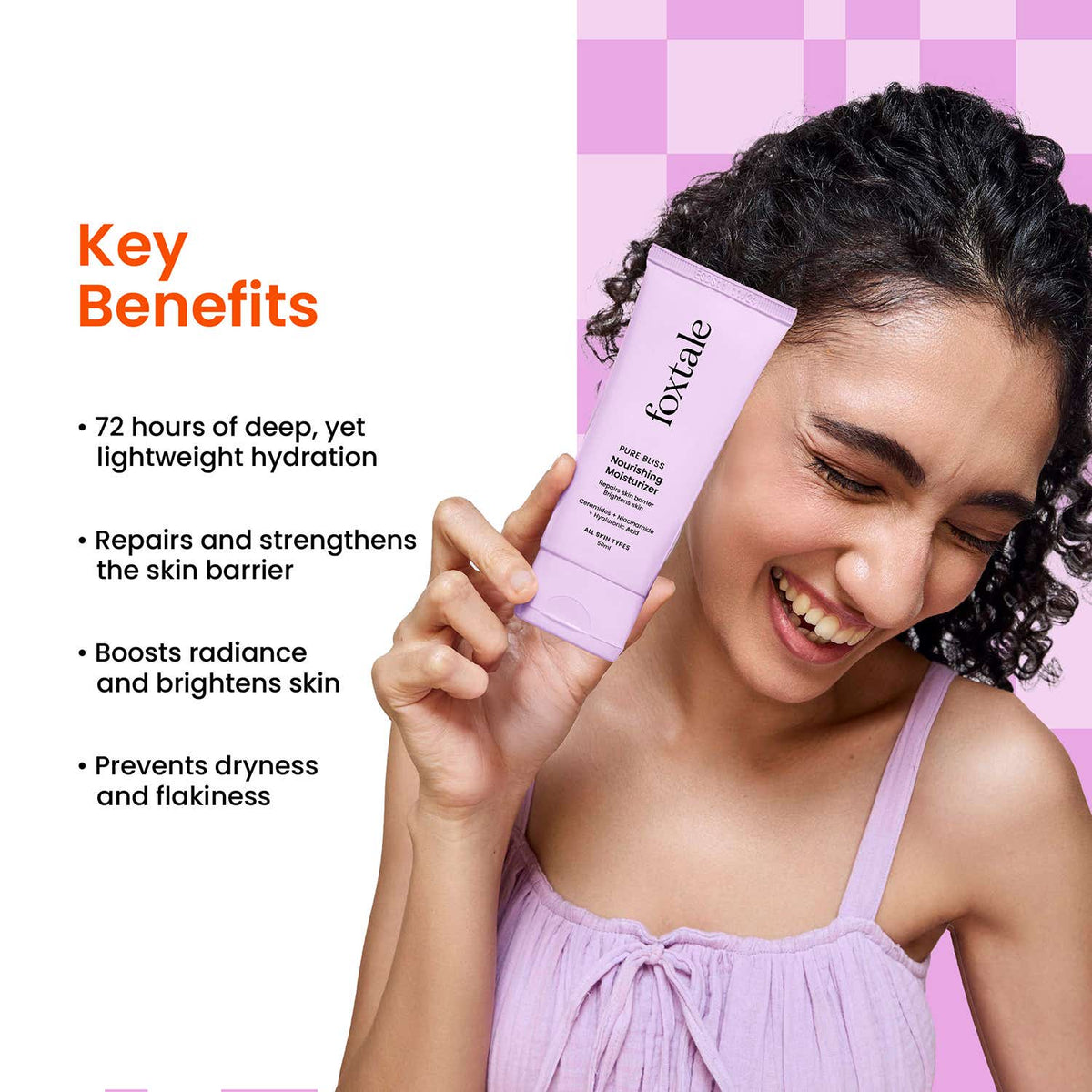 Foxtale Nourishing Ceramide Moisturizer for Barrier Repair & Deep Hydration 50ml