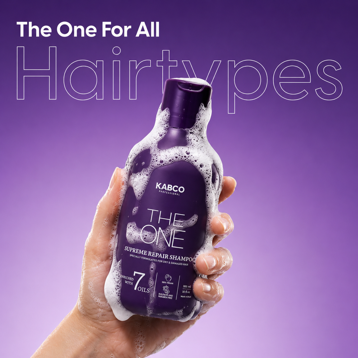 KABCO Professional The One Supreme Repair Shampoo For Dry, Damaged & Frizzy Hair 300ml