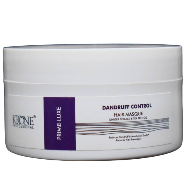 Krone Professional Prime Luxe Dandruff Control Hair Masque For Flake-Free & Healthy Scalp 100ml