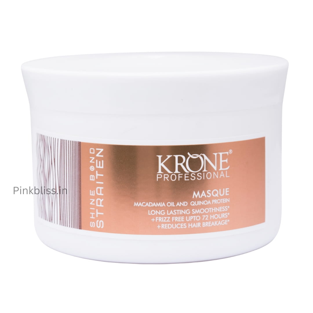 Krone Professional Shine Bond Straightening Hair Masque For Smooth, Frizz-Free Hair 200ml