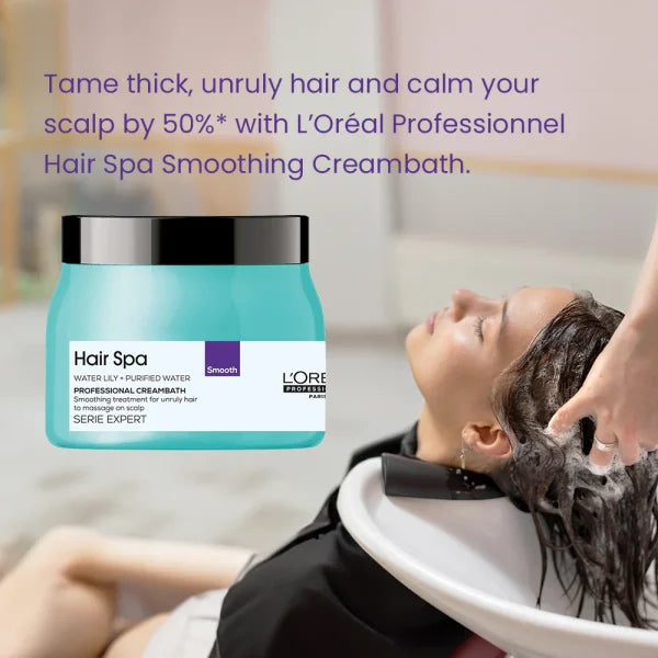 L'Oréal Professionnel Hair Spa Smoothing Creambath for Frizzy Hair 490g