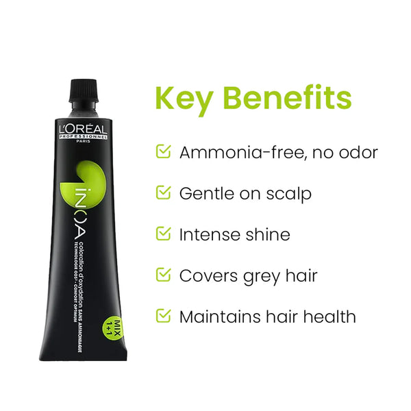L'Oréal Professionnel INOA 5.3 Light Golden Brown Ammonia-Free Permanent Hair Colour 60g